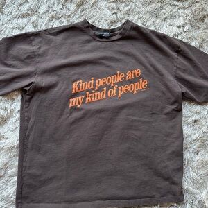 White Fox Boutique Brown Oversized TShirt